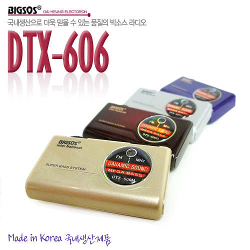 미니 라디오 DTX-606